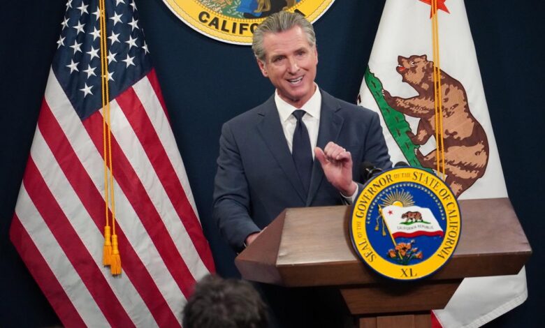 California Governor Gavin Newsom