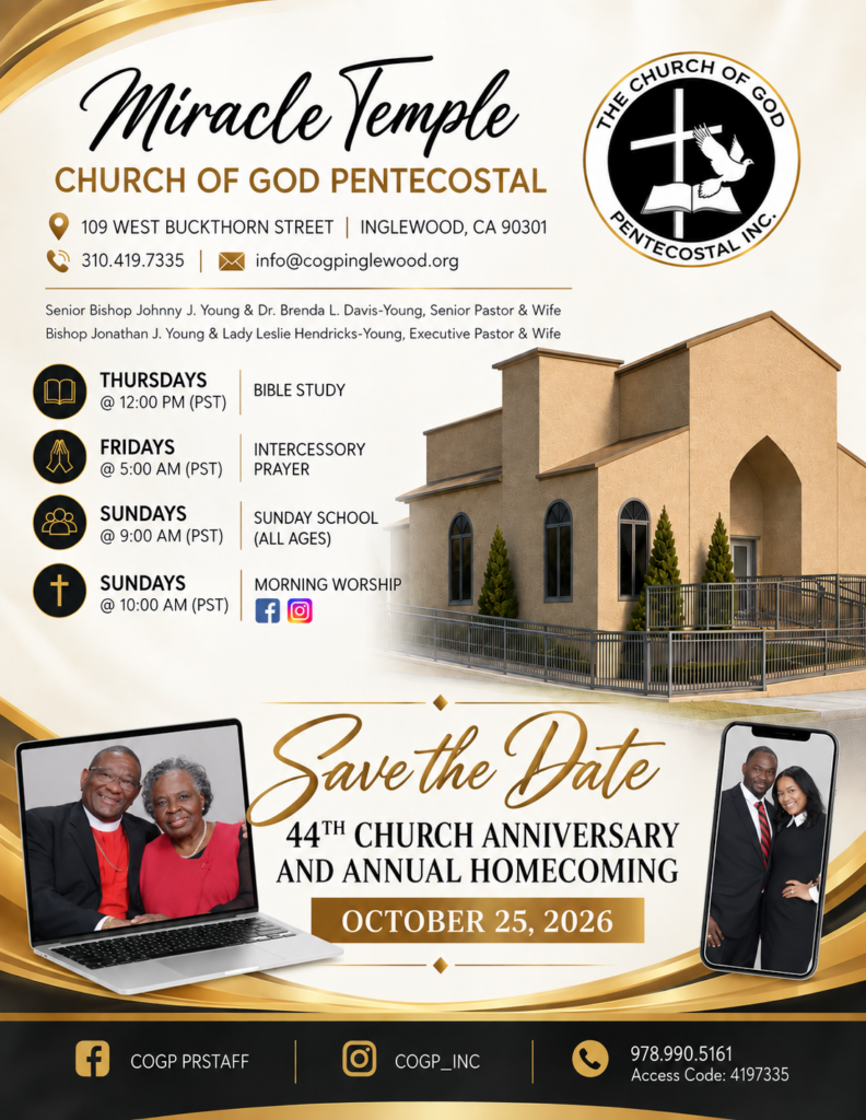 36.Church Anniversary Flyer